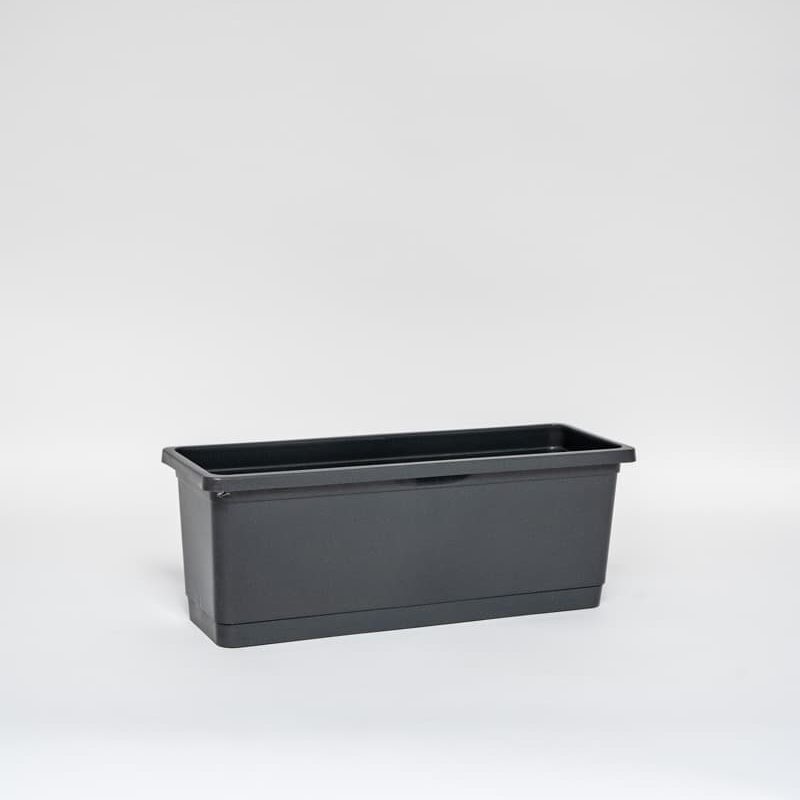 Rimini Blumenkasten 40 cm Anthrazit – Terre Suisse AG