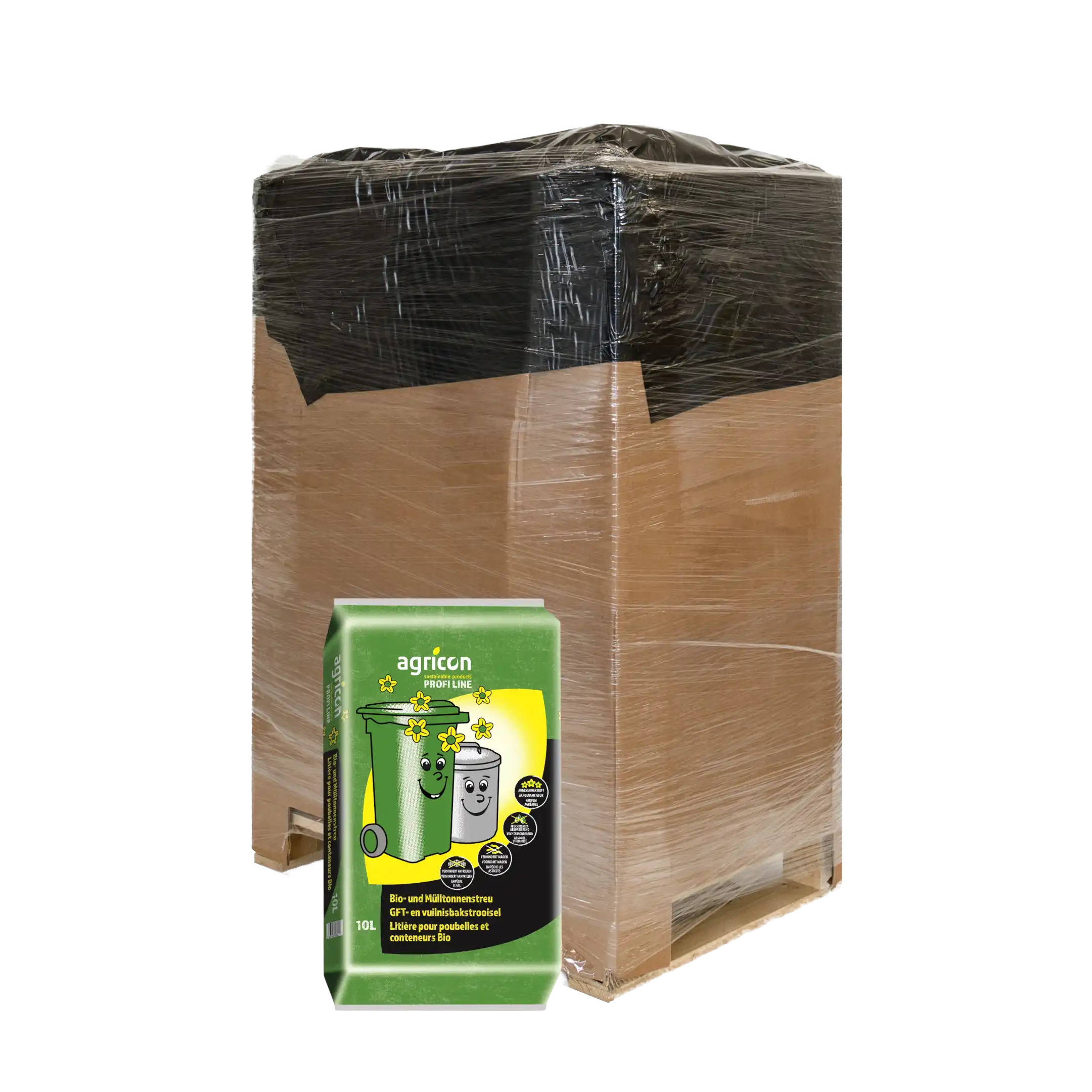 Litière organique et poubelle Agricon 10 l 