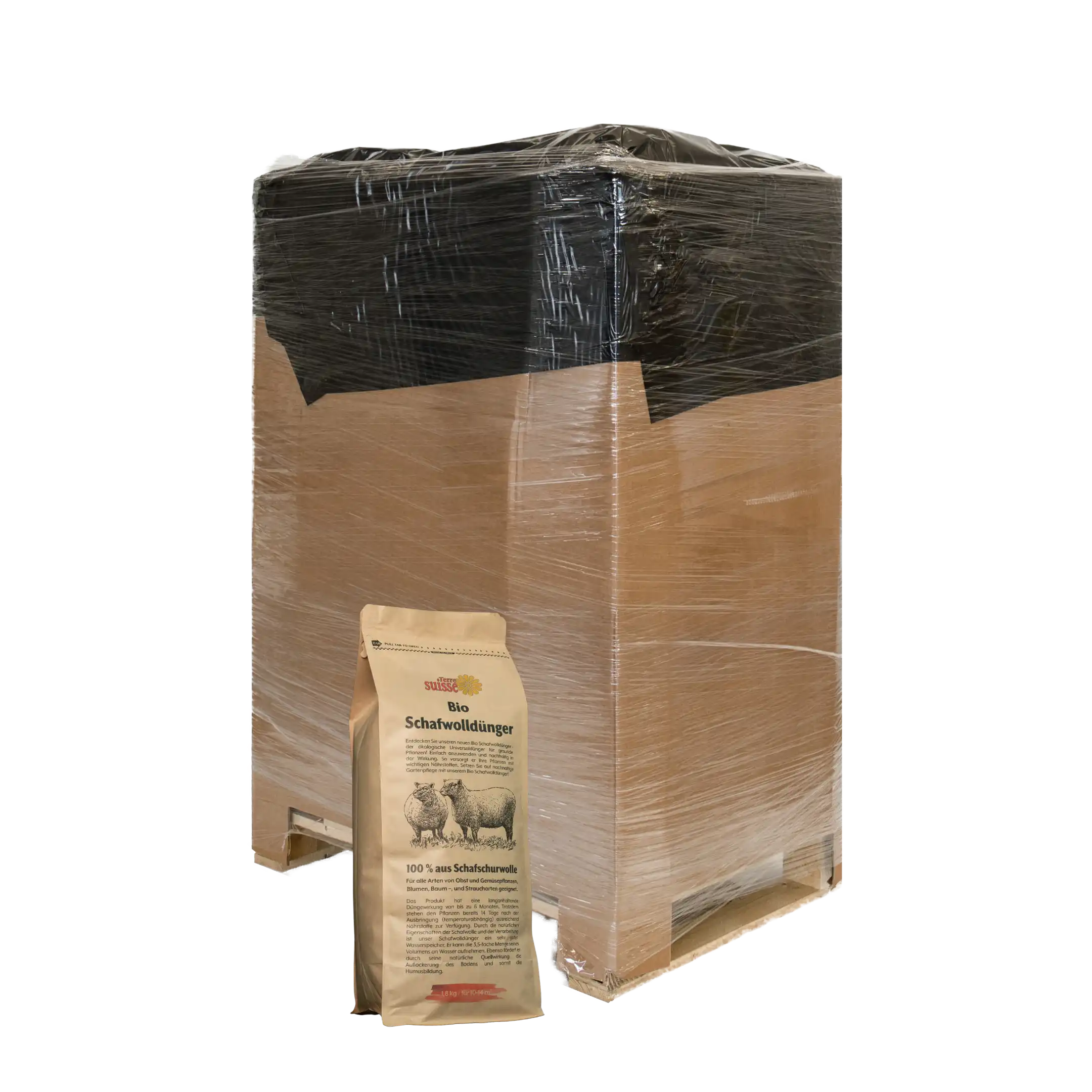 Engrais de laine de mouton biologique 1,8 kg