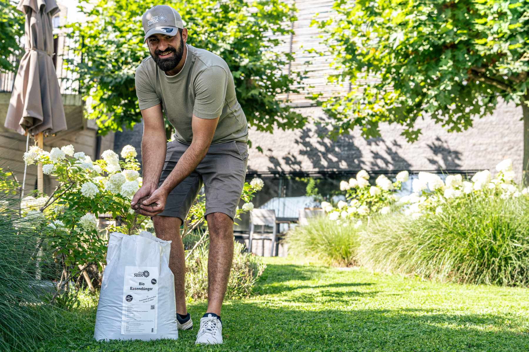 Engrais organique pour pelouse